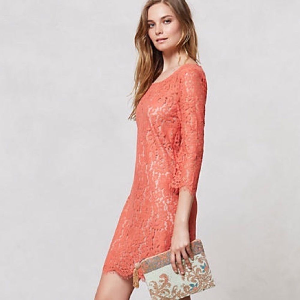 Anthropologie Kachel lace dress size 6